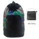 thumbnail image 1 of Bolso de hombro de playa para niños, mochila plegable de malla para juguetes de playa, sin pelotas (negro), 1 of 3