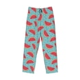 thumbnail image 4 of Goofa Watermelon Printed Soft Pajama Pants for Men, Wide Leg Comfy Casual Lounge Yoga Pants-XX-Large, 4 of 9