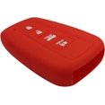 thumbnail image 3 of 2 uds., 4 botones, funda para llave, funda de piel Fob, carcasa de chaqueta de entrada remota sin llave para 2019 2020 2021 Toyota Highlander Camry Avalon C-HR Prius Corolla JAMW Sencillez, 3 of 4