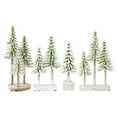 thumbnail image 5 of Selrti Mini Christmas Tree Artificial Bottle Brush Tree with Wooden Base Small Snow Frost Flocked Pine Tree for Winter Tabletop Home Decor, 5 of 8