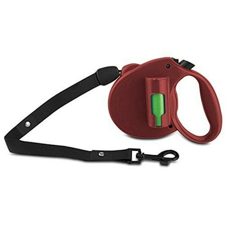 - Dog Leash Retractable, Green Pick-up Bags Large Dog Leashes, Red