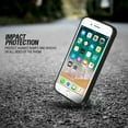 thumbnail image 3 of WIRESTER Shockproof Soft Rubber Cover Case for Apple iPhone 7/8 Plus 5.5", Rottweiler Dog Lying Down Looking Up On Light Blue Background, 3 of 5