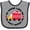 Heather and Black, variant on Inktastic My Memaw Loves Me Boys or Girls Baby Bib
