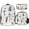 thumbnail image 1 of The Nightmare Before Christmas Ensemble de Sac à Dos pour l'École Comprend Grande Boîte à Lunch Isolée et Trousse Zippée, 1 of 5