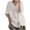 Beige, variant on Bovxnpu 3/4 Length Sleeve Womens Tops, Dressy Casual Blouses for Women Summer Outfits, Women's Summer V-Neck T-Shirts Casual 3/4Sleeve Blouse Top L