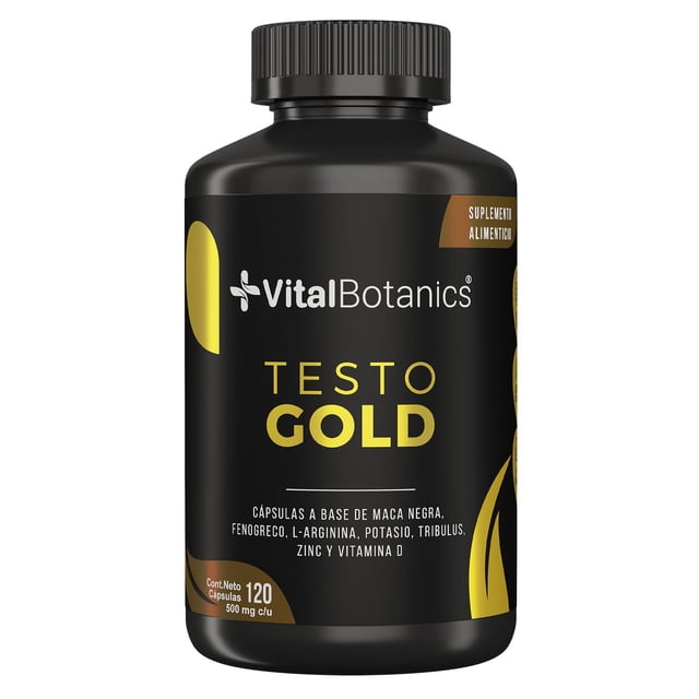 Testo Gold Vital Botanics 120 a base de Maca negra Fenogreco Vital Botanics TESTO_GOLD_120
