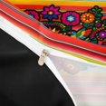 thumbnail image 4 of jejeloiu Colorful Fiesta Duvet Cover Queen For Men Women,Folk Print Queen Bedding,Multicolor Black,Black Reversible,3pcs,1 Duvet Cover and 2 Pillowcases, 4 of 6