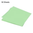 thumbnail image 3 of Uxcell Origami Paper Double Sided Sheet for Art Craft Project Beginner 50 Sheets Light Green 3x3 inch, 3 of 6