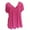 E-Hot Pink, variant on 2026 ! under $5 asdoklhq Womens Plus Size,Summer Long Sleeve Shirts Zip Casual Tunic V-Neck Blouse Tops