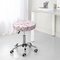 thumbnail image 7 of Kdxio Retro Floral Print Stool Covers Round,Stretch Round Bar Stool Covers Washable Bar Stool Cushion Slipcover for 12-15 Inch Chair, 7 of 7