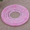 thumbnail image 2 of Boda Redonda Pintura Hecha A Mano Plegable Linterna Papel Decorativa (4 Pulgadas 10 Cm) (rosa) Soporte Rosa Material Aleatorio, 2 of 8