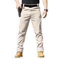 thumbnail image 4 of Men's Tacticals Cargo Pants Water Resistant Lightweight Hiking Pants Outdoor Work Pants with Multi Pockets(None Belt), 4 of 9