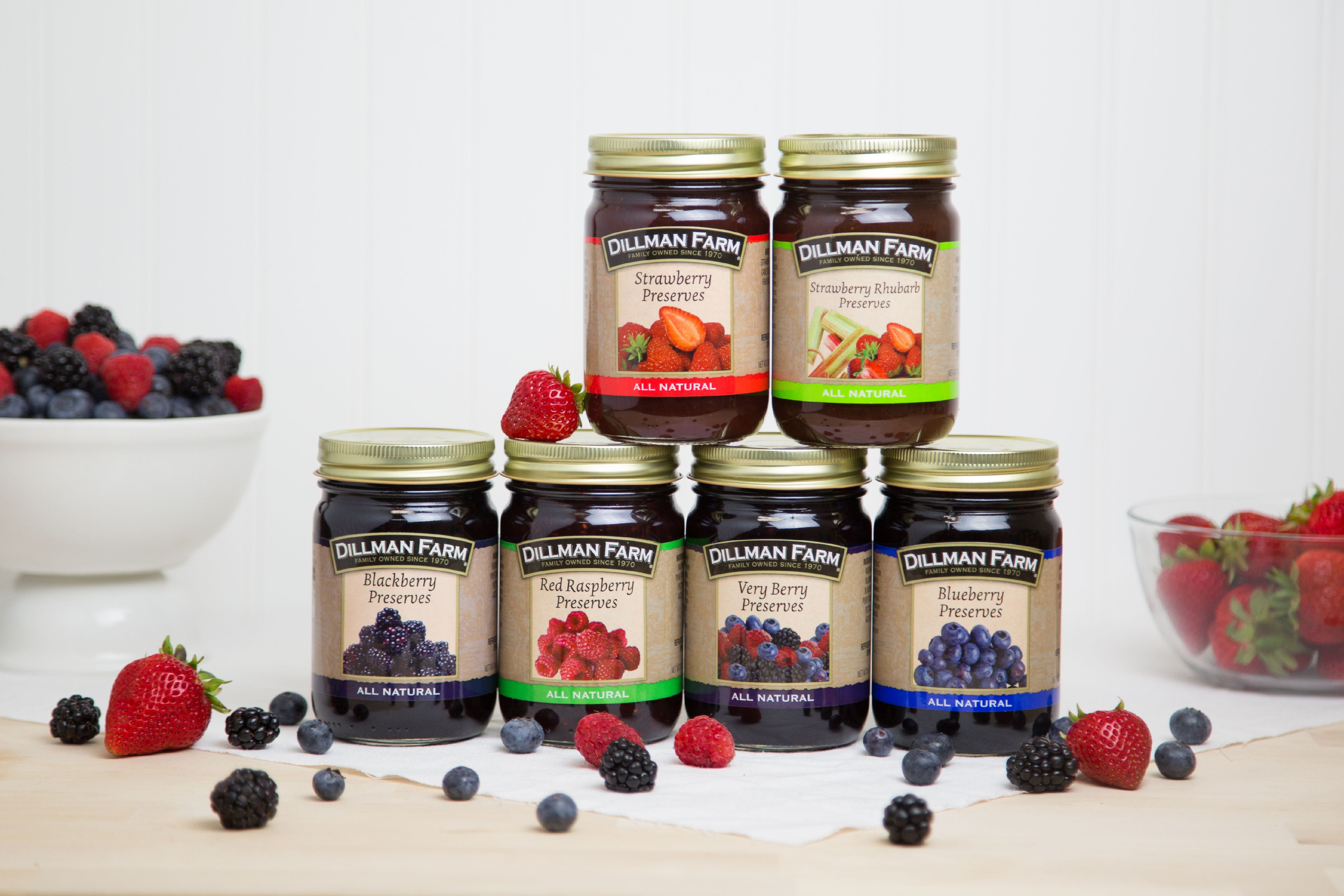 Dillman Farm 6 Piece Berrylicious Preserves Variety Pack