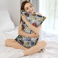 thumbnail image 5 of Disketp Bright Insects Satin Pillowcase For Hair And Skin - Satin Pillow Cases Standard Size 20x30 Inches With Zipper,Gifts For Women Men, 5 of 8