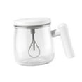 thumbnail image 2 of Baoblaze Electric Blender Cup 400ml with Lid Handle Rotating Glass Cup Automatic Stirring White, 2 of 8