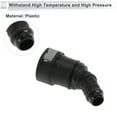 thumbnail image 5 of Unique Bargains 15/32" Fuel Line Quick Connector ID Hose for 5/8" SAE Male Connector 45 Degree Elbow Connector Seal Fittings Plastic Black Gray 2 Pcs, 5 of 6