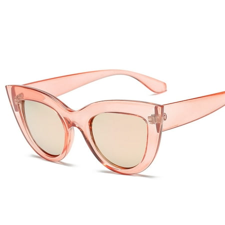 Retro Sunglasses for Women Goggles Mirror Protection Cat Eye Sun