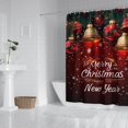thumbnail image 2 of Winter Funny Bath Curtain,Welcome Christmas Snowflake Shower Curtains Suitable Bathroom Curtains for Home Bathroom Decor Christmas, 2 of 5