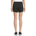 thumbnail image 4 of Athletic Works Women's Athleisure Gym Shorts with Side Slit Hem and Side Pockets, 2-Pack, 4 of 5