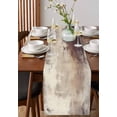 thumbnail image 3 of Table Runner Abstract Brown Gray Table Decoration for Kitchen Dinning Oil Painting Art Table Decoration for Indoor Outdoor Party Wedding Decor 13x72inch, 3 of 7