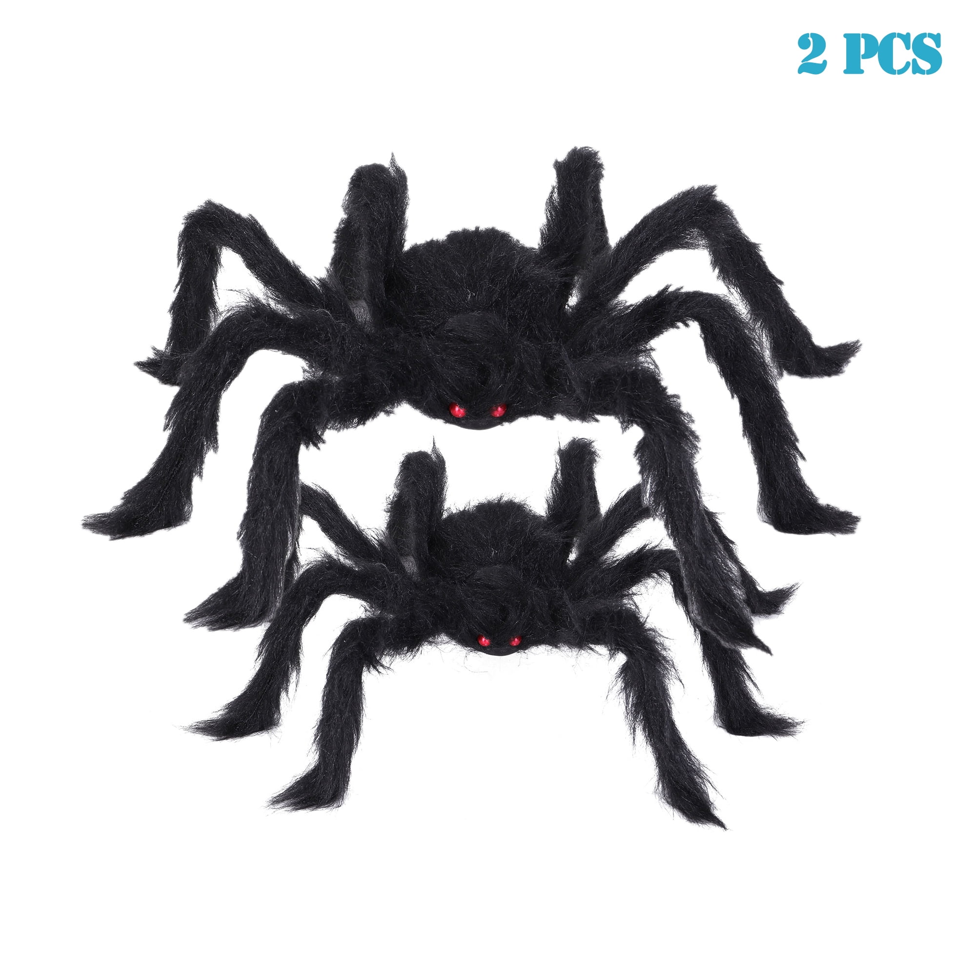 LELINTA Halloween Decorations Spider, Realistic Hairy Spiders Set