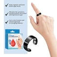 thumbnail image 5 of Anillo regulador de presión arterial magnético para mujeres y hombres - Anillo de drenaje linfático ajustable para control de azúcar en sangre - Anillo de terapia no invasivo, 5 of 5