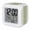 Green, Beige, Cream, variant on Farmhouse Black Digital Alarm Clock for Bedrooms, Smart LED Alarm Clock with 7 Color Changing Night Light, Aesthetic Modern Line Striped Silent Wake Up Clocks for Sleep Study Cooking 3.2"x3.2"