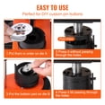 thumbnail image 5 of KFFKFF Button Maker, 1.25 inch/32mm Pin Maker with 500pcs Button Parts, Ergonomic Arc Handle Punch Press Kit, Button Maker Machine with Panda Magic Book, For Children DIY Gifts and Christmas, 5 of 9