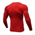 thumbnail image 4 of Qingpeng Mens Workout Sweatshirts Casual Athlete Shirt Slim FIt Lightweight Pullover Shirt Top, 4 of 4