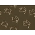 thumbnail image 1 of Ahgly Company Tapis Rectangulaire Lavable en Machine Intérieur Transitionnel Chêne Brun, 2 Pieds x 5 Pieds, 1 of 7