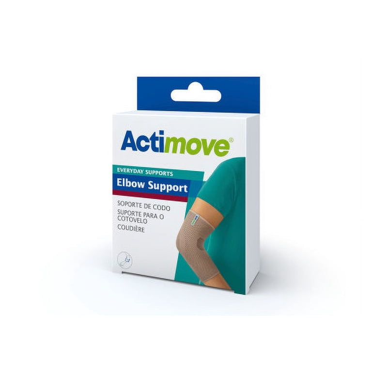 Actimove Elbow Support X-Large Beige - Therapeutic Warming Support For Elbow Pain Relief