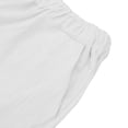 thumbnail image 6 of HCNTES Men's Linen Casual Classic Fit Elastic Waist Shorts with Drawstring for man(White,L), 6 of 9
