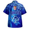 thumbnail image 3 of Camisa de playa de manga corta con estampado 3D para hombres, ropa tribal isleña polinesia, camisas casuales con botones para hombres, ropa, 3 of 5