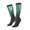 2 Black-1, variant on Picia Women Crew Soft Moisture-wicking Socks Baroque Floral Still Life Pattern Design Cotton Socks, One Size fit All