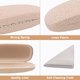 thumbnail image 3 of Paquete de 4 estuches rígidos para gafas de lona de lino, caja protectora para gafas de sol con 4 paños para gafas (4 colores) JM, 3 of 5
