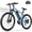 Blue, variant on ESKUTE M200 Electric Bike for Adults, 21-Speed Gear 27.5" Mountain Ebike, 1200W Peak Brushless Motor 28MPH, 48V 10.4Ah Removable Battery, Step Over E-Bicycle, with NFC Unlock Black, UL2849