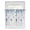 LightSkyBlue, variant on Sage Green Eucalyptus Coastal Tier Curtains 45 Inches Long, Beach Conch Jellyfish Window Treatment Curtain Drapes, Window Half Privacy Curtains for Bedroom Bathroom, 42"x45", 2 Panels