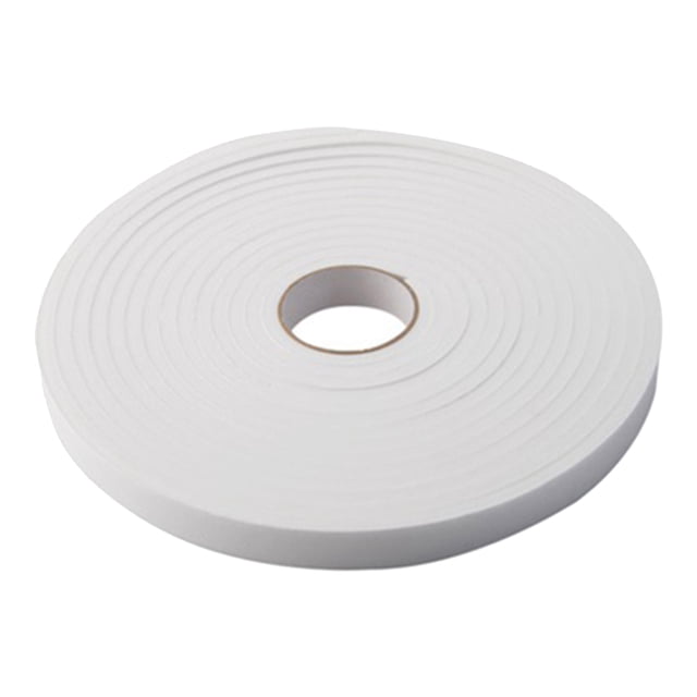 Cinta de aislamiento de espuma autoadhesivo Sunnimix Tira de sellado de espuma 10 metros 5 mm blanco
