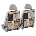 thumbnail image 2 of WOBOGO Rose Civet Cat Backseat Car Organizer Footed Universal Car with Touch Screen Tablet Holder Rear Seat Protector, 2 of 7