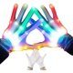 thumbnail image 1 of Guantes LED NQ intermitentes multicolores para adultos regalos de fiesta rave, 1 of 5