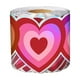 thumbnail image 2 of Etiquetas adhesivas holográficas de corazón rojo para San Valentín, 500 unidades, rollo de papel adhesivo de 7,6 cm | Decoración para scrapbooking, sellado, embalaje de regalo, suministros para, 2 of 6