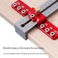 thumbnail image 6 of Cabinet Hardware Jig,Doweling Jig, Aluminum Alloy Punch Locator for Door Drawer Cabinet Knobs,Handles and Pulls, 6 of 10