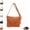 Orange, variant on Minimalist Tassel Women's Clutch – Retro Cotton Rope Woven Bag, Vacation Boho Beach Purse, Beach Bags for Women
