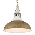 thumbnail image 5 of Golden Lighting Kinsley 1-light Pendant in Antique Rust shade, 5 of 5