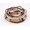 Coffee, variant on Stretchable Beaded Bracelet, 170mm, Acrylic Alloy Material, 26g Weight, Fashion Jewelry for Women