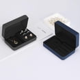 thumbnail image 5 of Velvet Ring Storage Box Jewelry Set Box, Velvet Gift Box for Bracelet Necklace Pendant Earring Ring, Small Travel Jewelry Storage Case (Black), 5 of 8