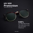 thumbnail image 2 of Polarized Sunglasses for Men and Women Semi-Rimless Frame Driving Sun glasses 100% UV Blocking, 2 of 7