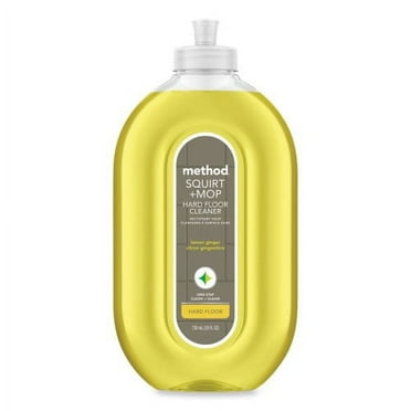 Squirt  Mop Hard Floor Cleaner 25 oz Spray Bottle, Lemon Ginger Scent
