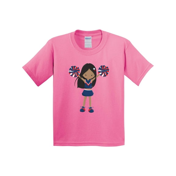 Inktastic African American Girl, Cheerleaders, Cheerleading Youth T-Shirt
