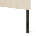 thumbnail image 7 of Messyah Contemporary Upholstered Queen/Full Headboard, Beige and Black, 7 of 7